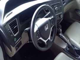 2014 HONDA CIVIC, WHITE,  1.8L, AT,  A25187